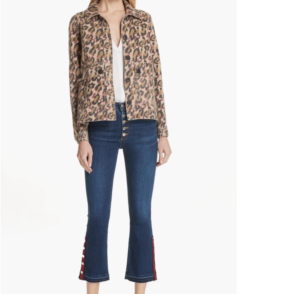 Veronica Beard Button Hem Baby Boot Jeans Size 32 - Picture 4 of 10